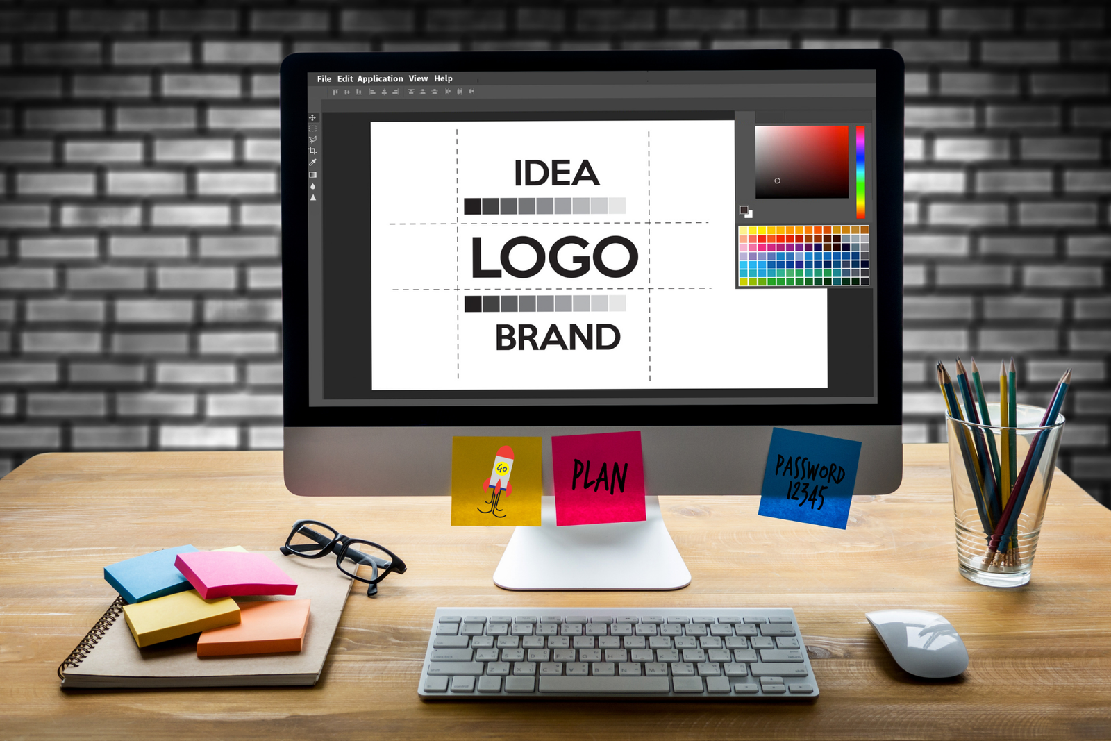 Brand and social media design samples